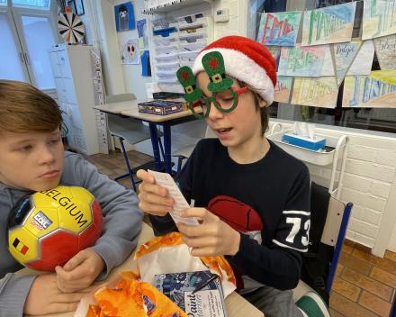 Kerstfeestje in de klas!