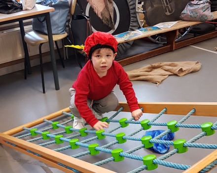 Sint en Piet in de gymzaal