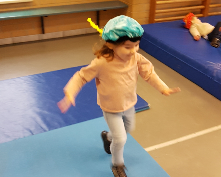 Sint en Piet in de gymzaal