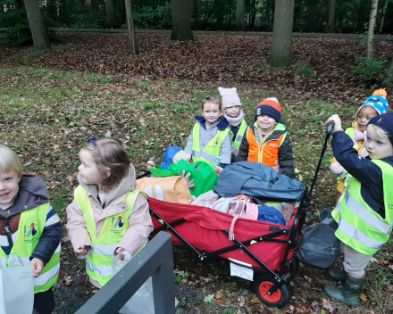 Op stap naar het bos