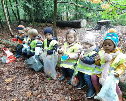 Op stap naar het bos