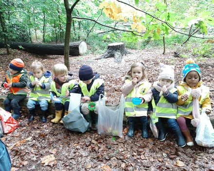 Op stap naar het bos