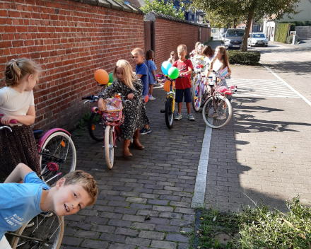 Wie had de mooist versierde fiets ?