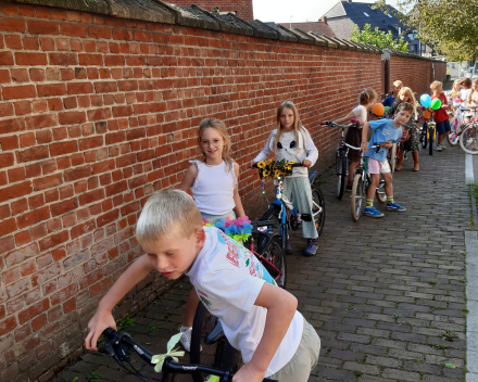 Wie had de mooist versierde fiets ?