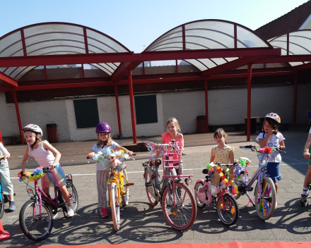 Wie had de mooist versierde fiets ?