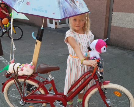 Wie had de mooist versierde fiets ?