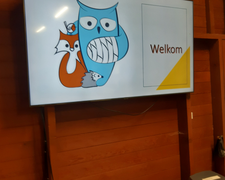 Het tweede leerjaar op uitstap naar het bos 