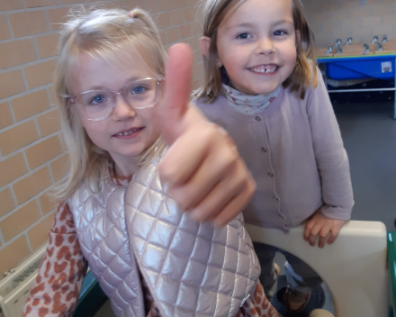 Net als de turnpieten het parcour oefenen!