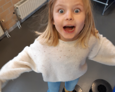 Net als de turnpieten het parcour oefenen!