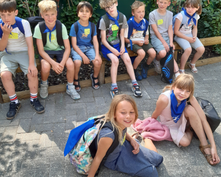Op schoolreis 