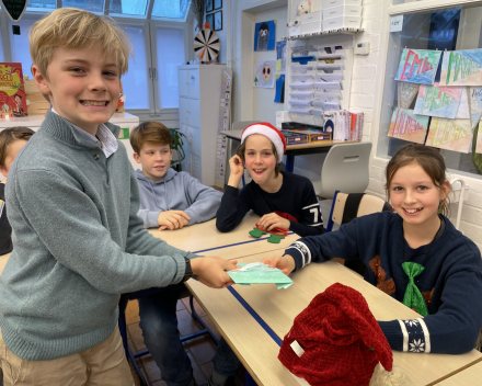 Kerstfeestje in de klas!