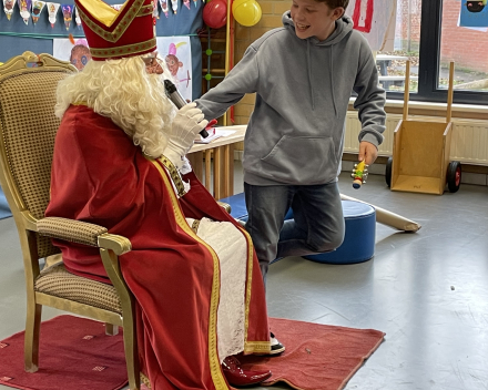 Sinterklaas op bezoek!