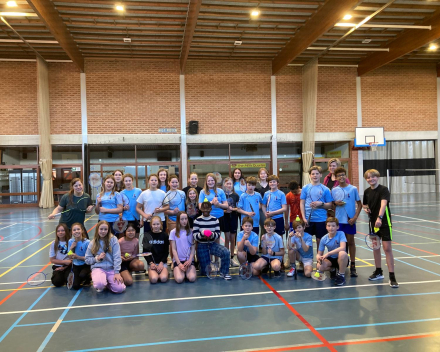 Badmintonles met de juffen!