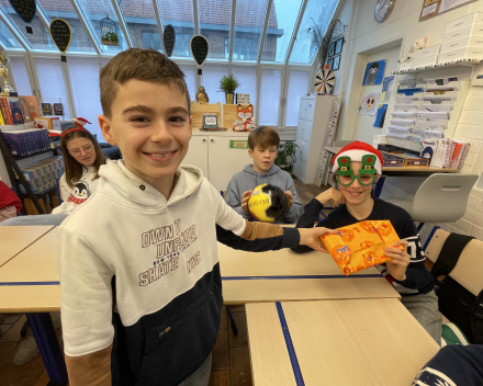 Kerstfeestje in de klas!