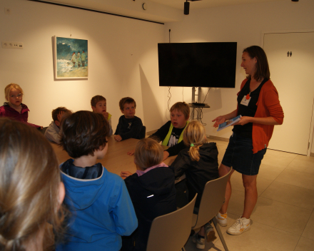 Met de klas op bezoek in het lokaal dienstcentrum Flora te Oedelem