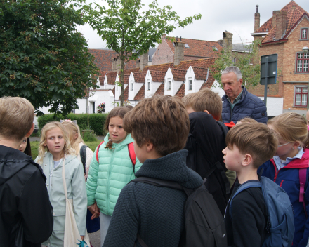 Bezoek aan de triënnale van Brugge
