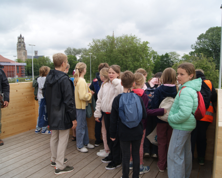 Bezoek aan de triënnale van Brugge