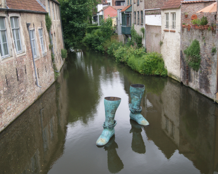 Bezoek aan de triënnale van Brugge