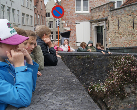 Bezoek aan de triënnale van Brugge