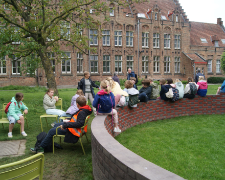 Bezoek aan de triënnale van Brugge