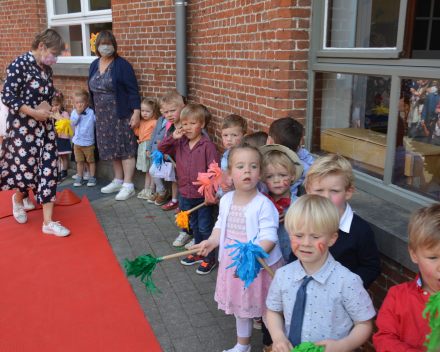 Feest voor juf Leen die gaat trouwen