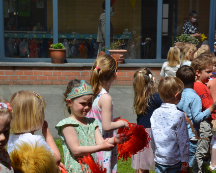 Feest voor juf Leen die gaat trouwen