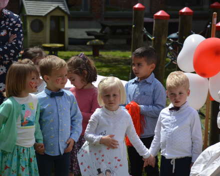 Feest voor juf Leen die gaat trouwen