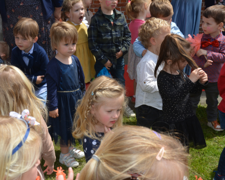 Feest voor juf Leen die gaat trouwen