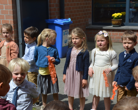 Feest voor juf Leen die gaat trouwen