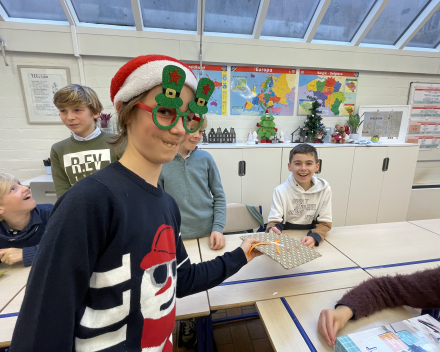 Kerstfeestje in de klas!