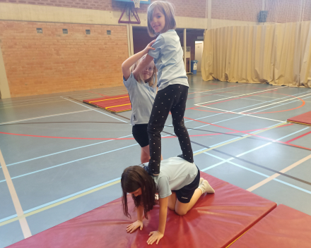 Piramades in de sportles