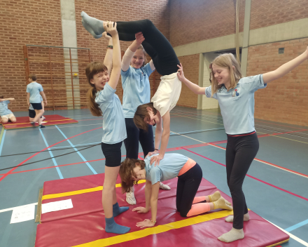 Piramades in de sportles