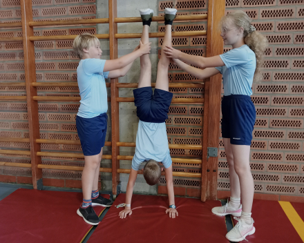 Sporten tijdens de eerste maanden van het schooljaar.