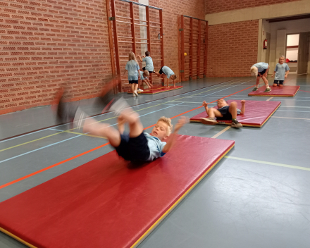 Sporten tijdens de eerste maanden van het schooljaar.