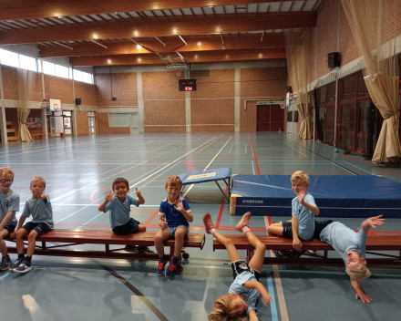 Sporten tijdens de eerste maanden van het schooljaar.