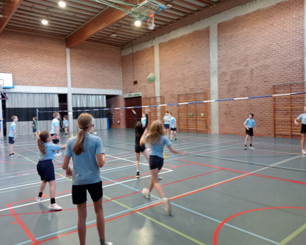 Netbal in de sportles