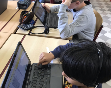 Digitalisering met de Chromebooks.