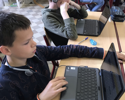 Digitalisering met de Chromebooks.