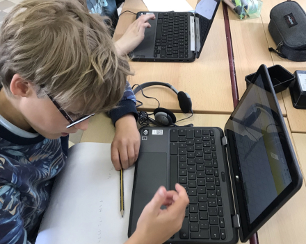 Digitalisering met de Chromebooks.