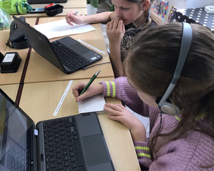 Digitalisering met de Chromebooks.