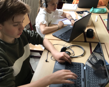 Digitalisering met de Chromebooks.