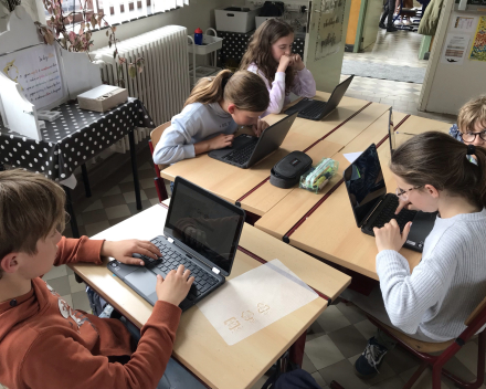 Digitalisering met de Chromebooks.