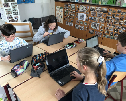 Digitalisering met de Chromebooks.