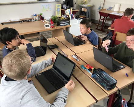 Digitalisering met de Chromebooks.