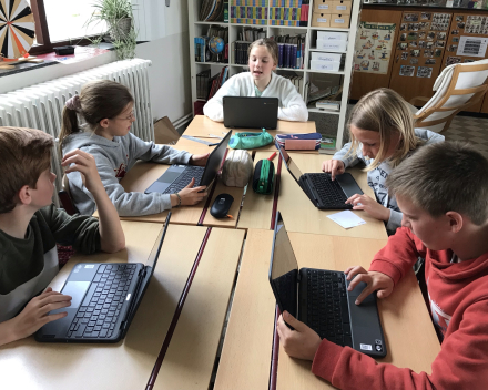 Digitalisering met de Chromebooks.