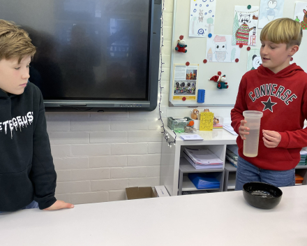 Proefjes in de klas!
