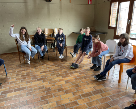 Muzische carrousel: een les drama bij juf Inge!