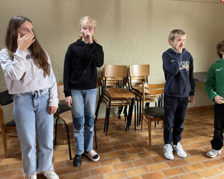 Muzische carrousel: een les drama bij juf Inge!