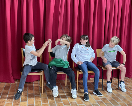 Muzische carrousel: een les drama bij juf Inge!