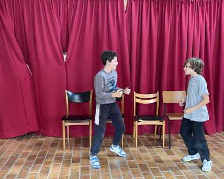 Muzische carrousel: een les drama bij juf Inge!